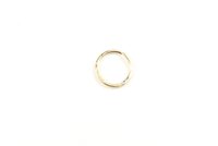 Gold Septum Ring- 18 Gauge Nose Ring-Goldfilled  Ring, Hammered 10 mm 9mm 8mm