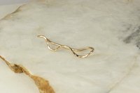 Ear climber,  Snake Earring,  Boho earring, 14k Gold Filled 18 gauge Wire