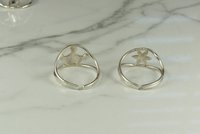 Midi Ring, Pinky Ring, adjustable Ring,  Sterling Silver Midi Ring, Crescent Moon, Heart, Butterfly,Star