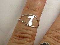 Midi Ring, Pinky Ring, adjustable Ring,  Sterling Silver Midi Ring, Crescent Moon, Heart, Butterfly,Star