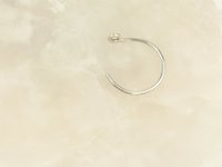 Sterling Silver Lip Ring-Faux Lip Ring-Silver Lip Ring-Fake lip Ring