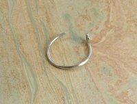 Sterling Silver Lip Ring-Faux Lip Ring-Silver Lip Ring-Fake lip Ring