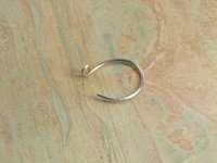 Sterling Silver Lip Ring-Faux Lip Ring-Silver Lip Ring-Fake lip Ring