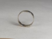 Wedding Ring,Thumb Ring,Silver Band,Sterling Silver Band,Hammered ring