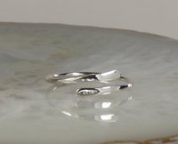 Thumb Ring, Bypass ring, Smooth Wrap Ring, Midi Ring 16 gauge wire