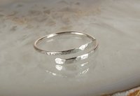 Thumb Ring, Adjustable  Ring, Bypass ring, Sterling Silver ring