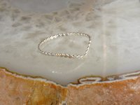 Thumb Ring, Beaded Chevron ring, Sterling Silver ring,  Midi Ring