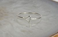 Triangle ring, Minimal Ring ,Geometric Sterling Silver Ring