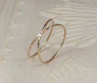 Criss Cross ring, Midi Ring, Gold Ring, X ring