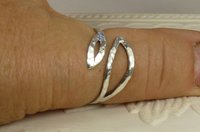 Thumb Ring,Bypass ring, Adjustable Leaf Ring, Sterling Silver Ring