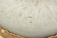 Septum Ring- gold nose ring-22 or 20 gauge Ring-lightweight  ring ,Thin ring