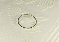 Cross Ring, Sterling silver,  Hammered Square Wire ring, Minimal ring
