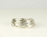 Stack Ring,Knuckle Ring, Skinny stacking ring,Sterling Silver Band