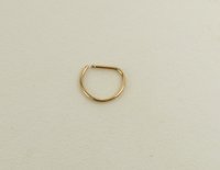 Septum Ring- gold nose ring-22 or 20 gauge Ring-lightweight  ring ,Thin ring
