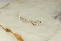 Ear climber,  Snake Earring,  Boho earring, 14k Gold Filled 18 gauge Wire