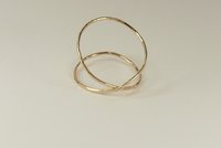 Criss Cross ring, Midi Ring, Gold Ring, X ring