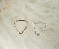 Septum Ring-14 kt goldfill or Sterling Silver nose ring-Nose Ring-lightweight  ring