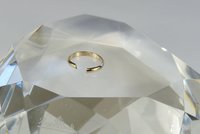 Toe Ring, 14 gauge Half Round wire, Smooth Gold filled toe ring