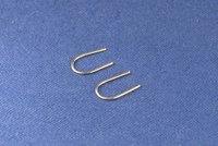 Arc Earrings, U earrings,Open hoop earrings, Gold Arc Earrings or Sterling Silver