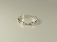 Thumb Ring, Hammered ring, Sterling Silver ring,  Midi Ring