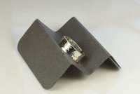 Cuff Earring, Sterling Silver Earring,  Hammered earring,5 mm wide