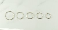 Tiny Hoops,Nose Ring, Helix Hoop,Tragus Hoop,20 or 22 Gauge Wire