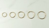 Tiny Hoops,Nose Ring, Helix Hoop,Tragus Hoop,20 or 22 Gauge Wire