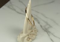 Gold Thumb ring,16 Gauge, Stacking ring, Women's Ring, G F  Faceted Ring