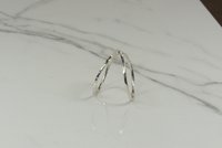 Midi Ring, X  Ring,Criss Cross,  Sterling Silver Ring, Index Finger Ring