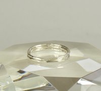 Stacking Ring,Skinny Ring, 18 Gauge,  Sterling Silver, Stacking ring