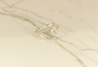 Heart ring, Thumb Ring, Sterling Silver Ring, Boho Style