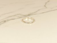 Toe Ring, Sterling Silver AdjustableToe Ring, Hammered Ring, Thin Toe Ring