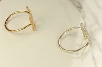 Thumb Ring, Bohemian Ring, Swirl Ring-Wavy Ring-Sterling Silver or Gold Filled ring
