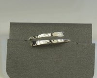 Crossover Ring,Adjustable  Ring,14 Gauge, Sterling Silver,Men's or women's Ring, Boho ring