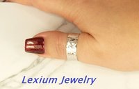 Thumb Ring,Wide Band,Sterling Silver Band,Wedding Ring ,925 Solid Silver