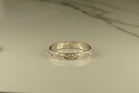 Toe Ring, Sterling Silver,Adjustable Toe ring, Body Jewelry