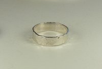 Wedding Ring,Thumb Ring,Silver Band,Sterling Silver Band,Hammered ring