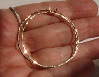 Gold Hoop Earrings, Hammered hoops,  14kt goldfilled earrings