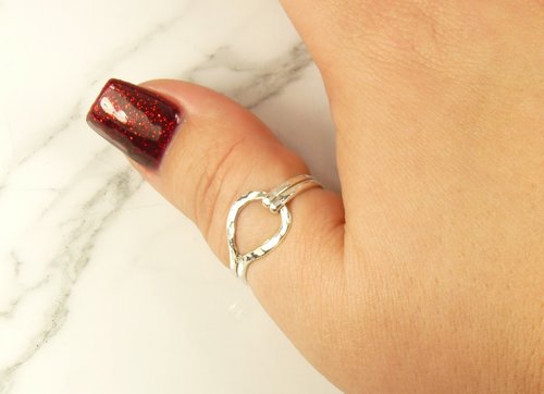 Thumb Ring for Men or Women//  Sterling SilverRing/Thumb Rings,Boho Style Rings,Pear Ring