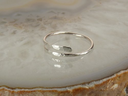 Thumb Ring, Bypass ring, Sterling Silver ring,  Adjustable  Ring, Midi ring