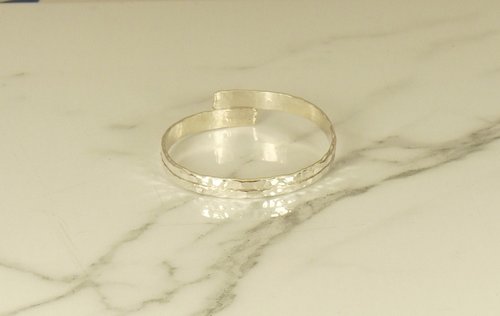 Toe Ring, Sterling Silver, Big Toe ring, Double Wire Hammered  Solid Ring, Body Jewelry