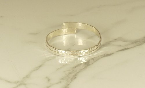 Toe Ring, Sterling Silver, Big Toe ring, Double Wire Hammered  Solid Ring, Body Jewelry