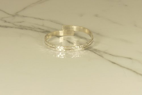 Toe Ring, Sterling Silver, Big Toe ring, Double Wire Hammered  Solid Ring, Body Jewelry