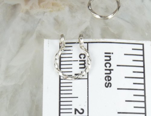 Faux Septum Ring, Sterling Silver or gold filled nose ring-Fake Nose Ring