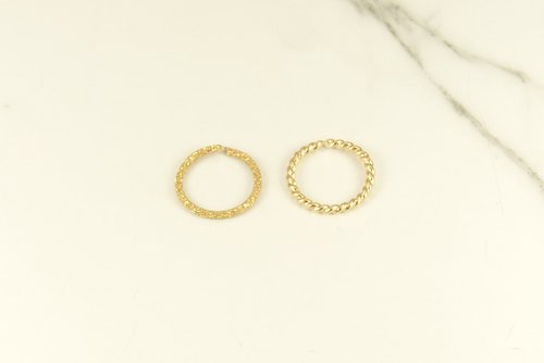 Gold Septum Ring, Sparkle or Twist Wire, 20 gauge Gold Filled-lightweight,  Nose Ring