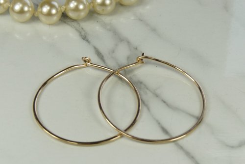 Gold Hoop Earrings, Hammered hoops,  14kt goldfilled earrings, 2 inch,2.5 inch