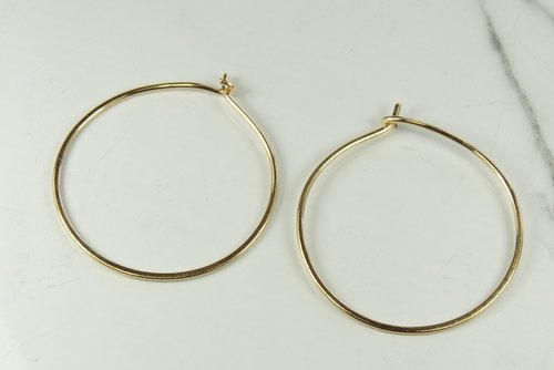 Gold Hoop Earrings, Hammered hoops,  14kt goldfilled earrings, 2 inch,2.5 inch