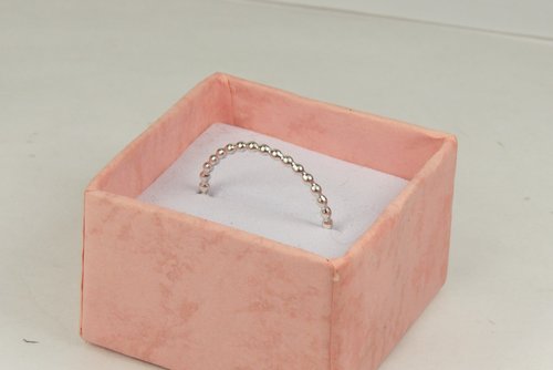Sterling Silver Bead Ring, Bubble ring,925 Sterling Silver
