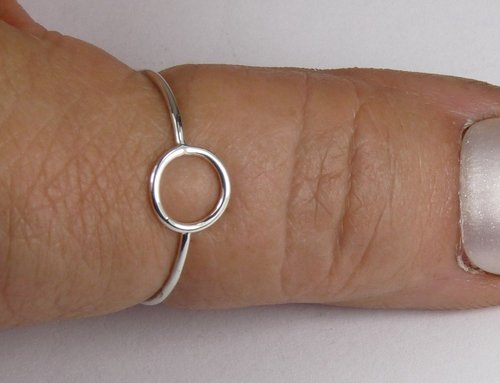 Circle ring, Purity Ring, Sterling Silver Ring, Minimal Ring,Boho Look