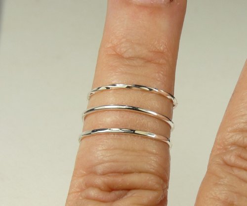 Midi Ring, Knuckle Ring, Sterling Silver ring, 3 styles, Boho Ring